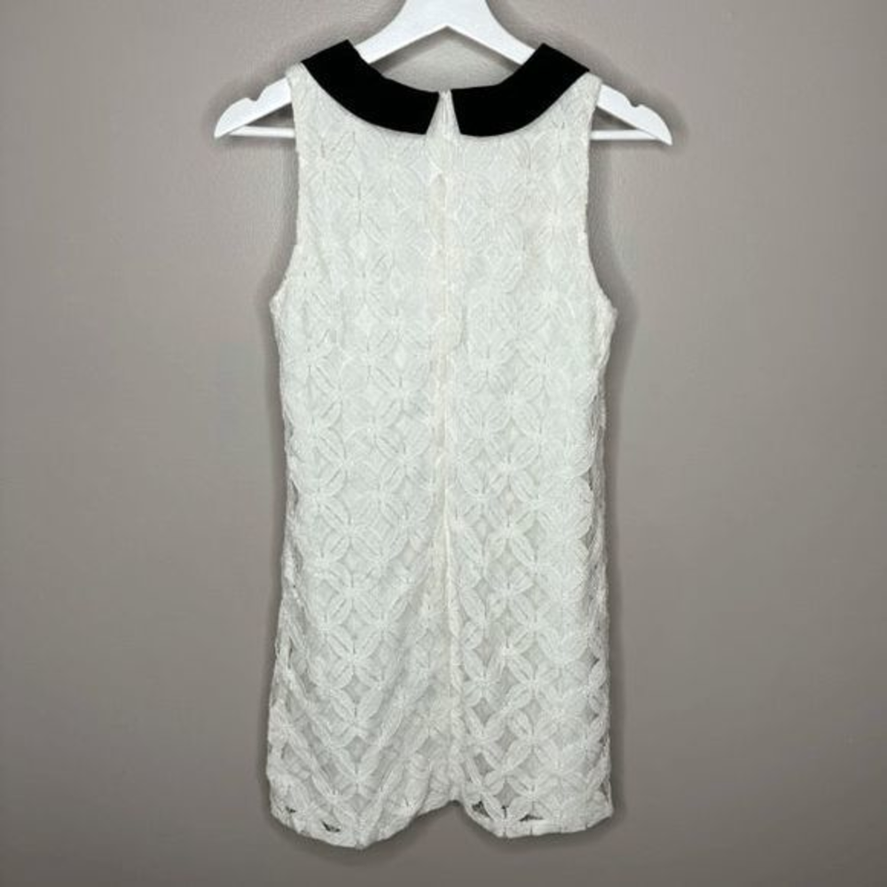 Beaded Scoop Lace Knee-length Dress with Jacket Ivory main image 1